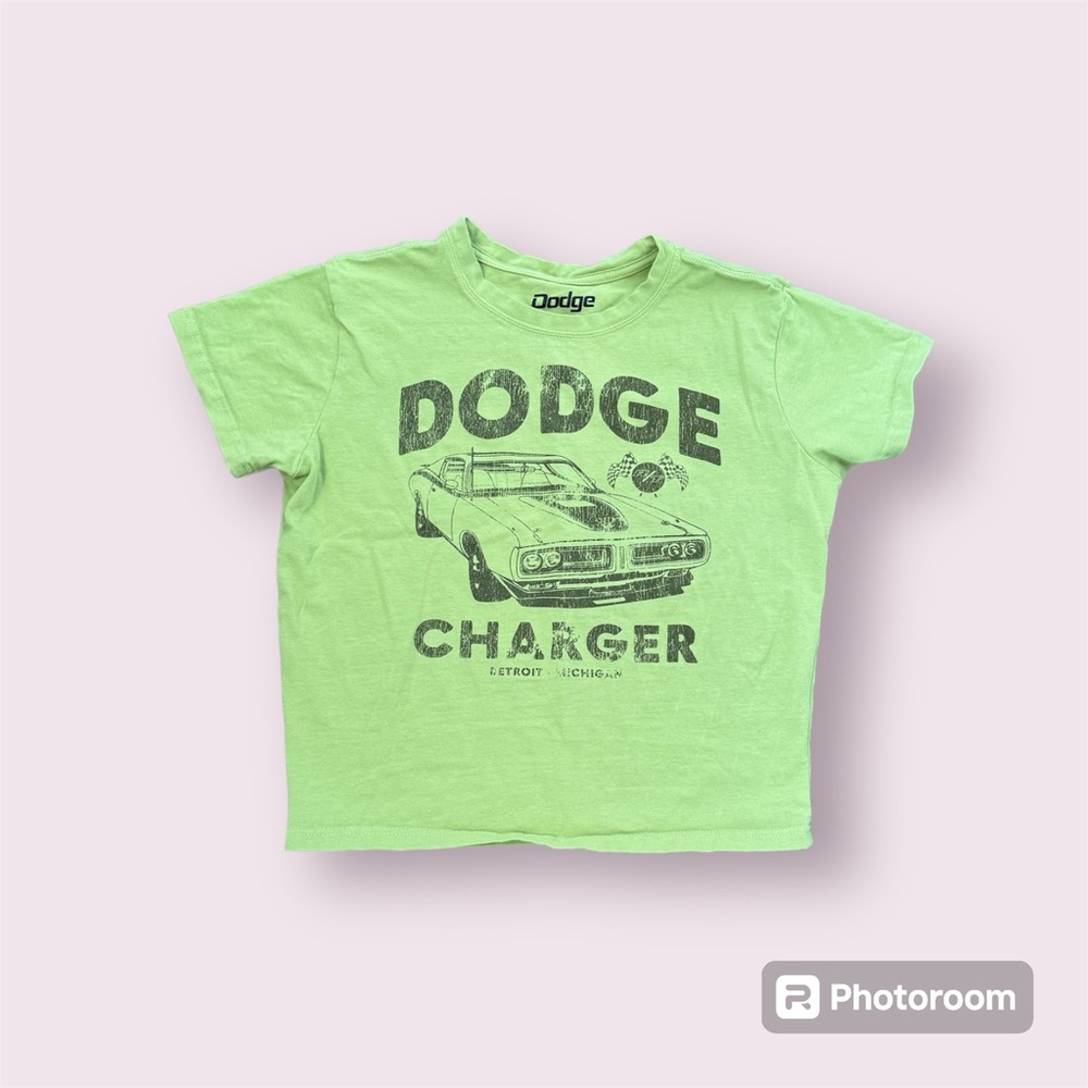 Dodge Charger Graphic Crop‎ Top